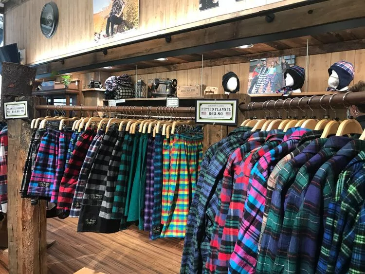 Vermont Flannel Company in Woodstock, Vermont