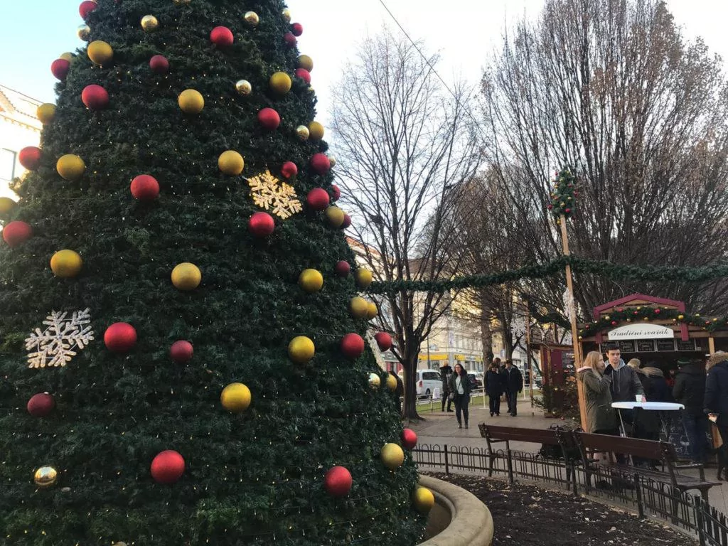 Christmas tree in Prague - Christmas in Prague