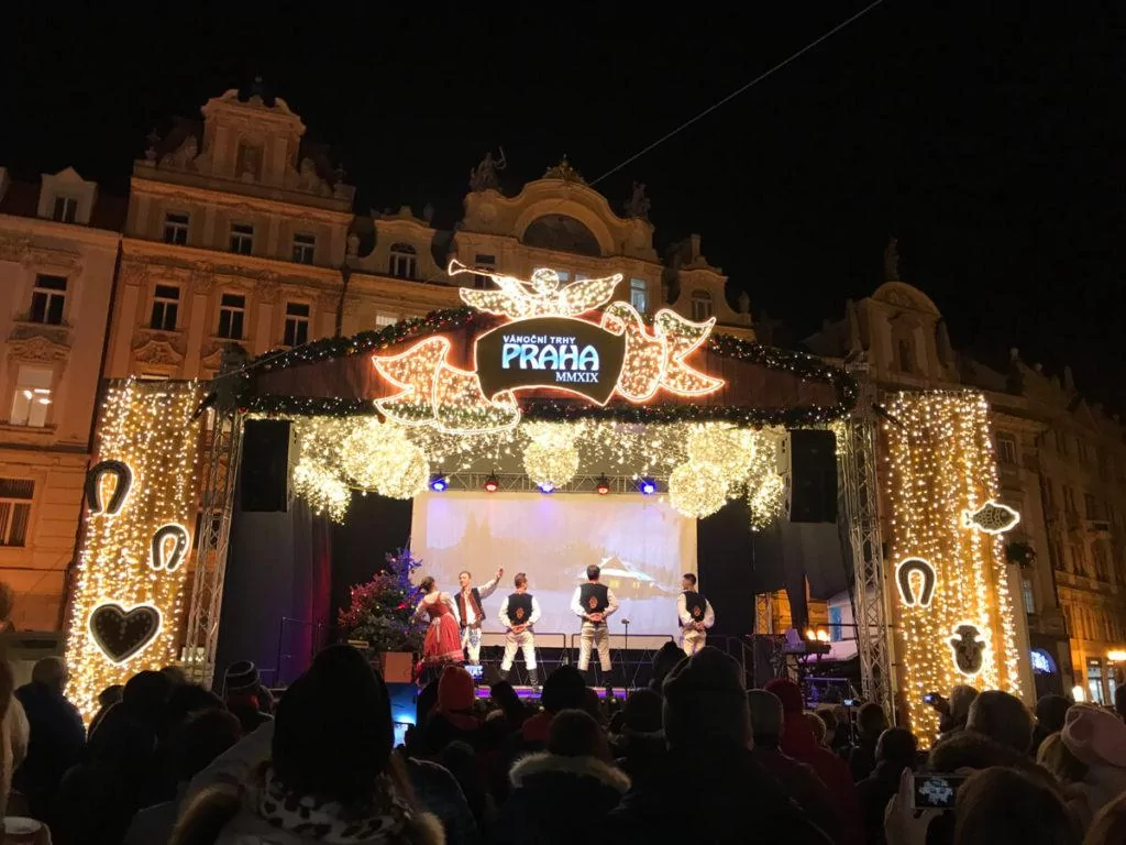 Live Performances at the Prague Christmas Market