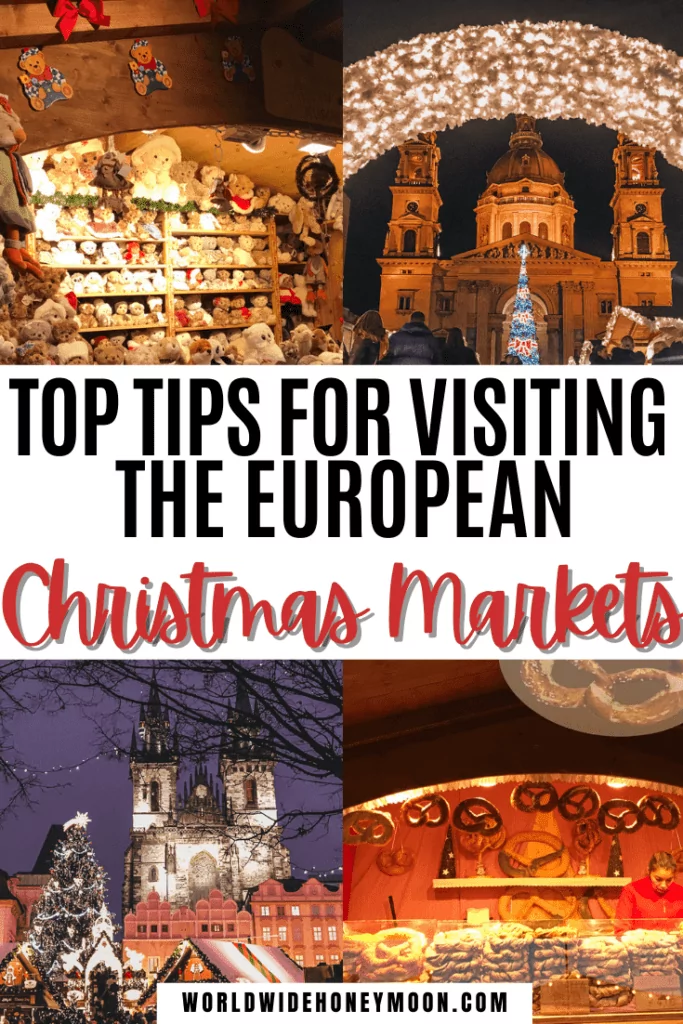 These are the top European Christmas market tips for your trip | Germany Christmas Market Tips | Europe Christmas Markets | Best Christmas Markets in Europe | Christmas Markets in Europe | Europe Christmas Markets Bucket Lists | Christmas Market Ideas | Christmas in Europe | Christmas Market in Germany | Europe Winter Travel | Europe Travel Tips | Vienna Christmas Market | Prague Christmas Market | Budapest Christmas Market | Bruges Christmas Market