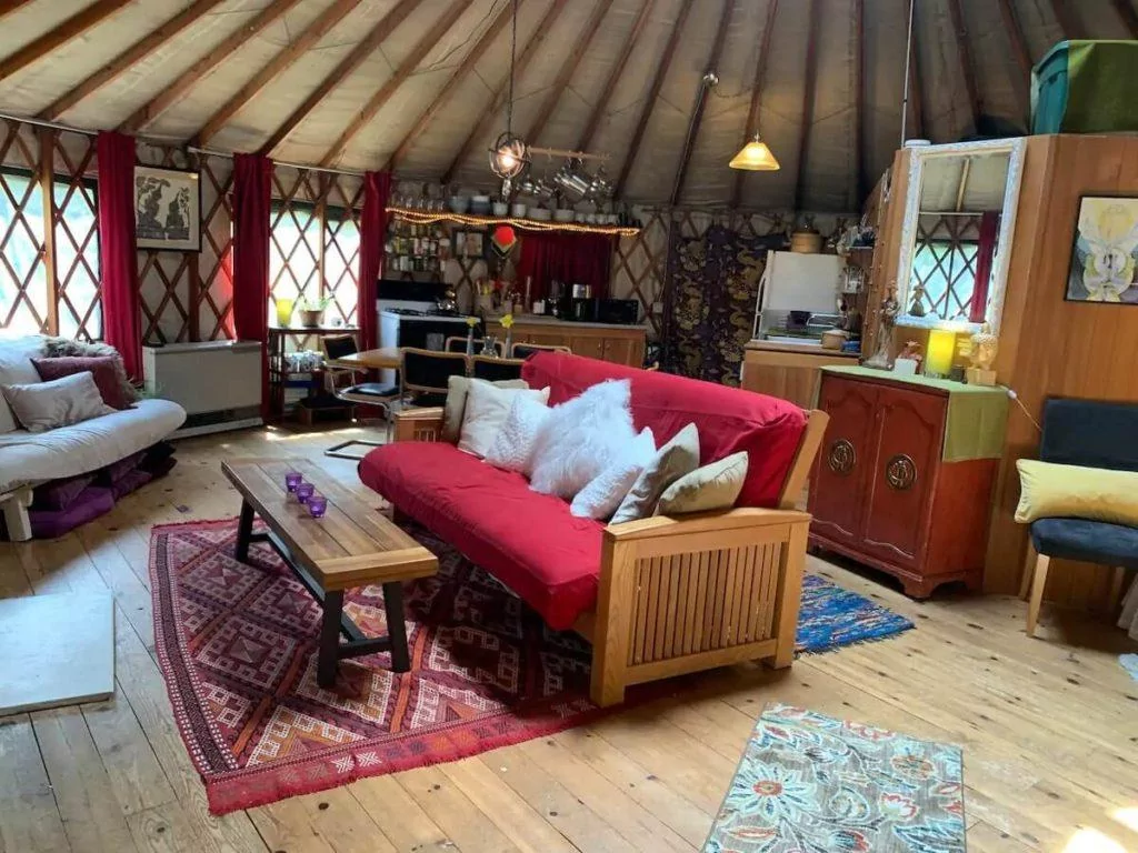 Yurt Airbnb in Vermont