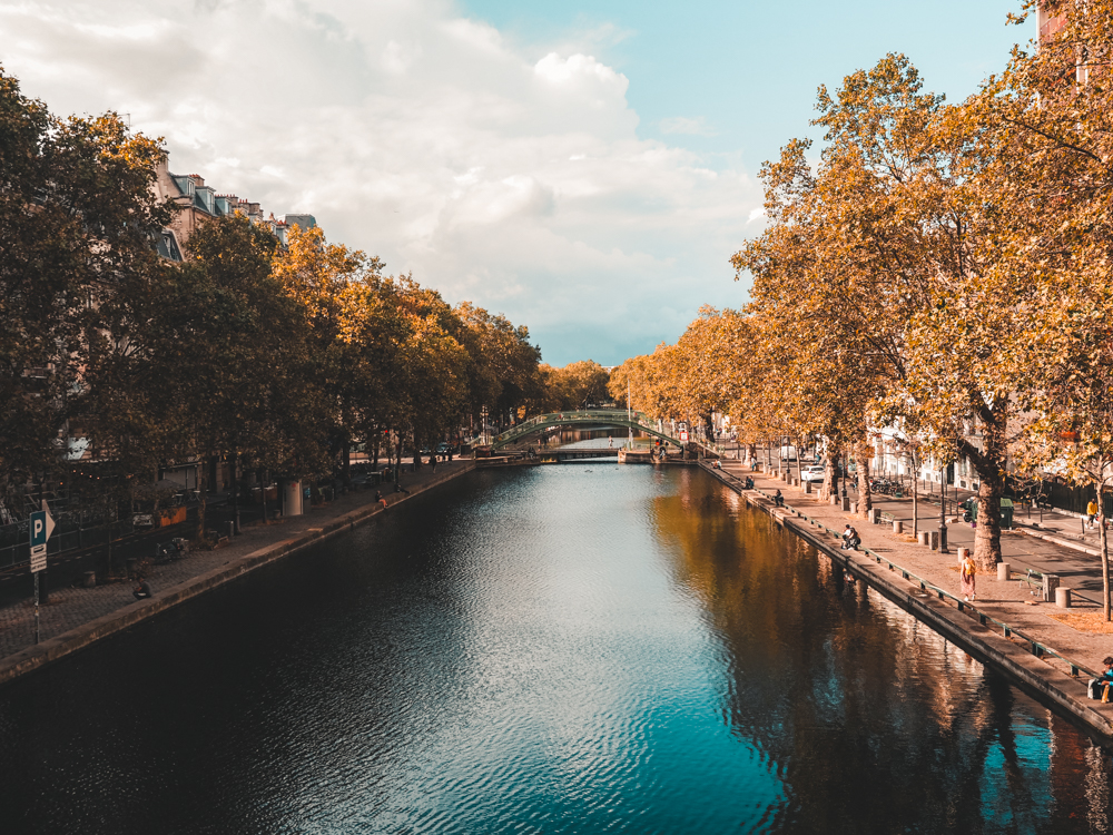 Canal Saint Martin in Paris