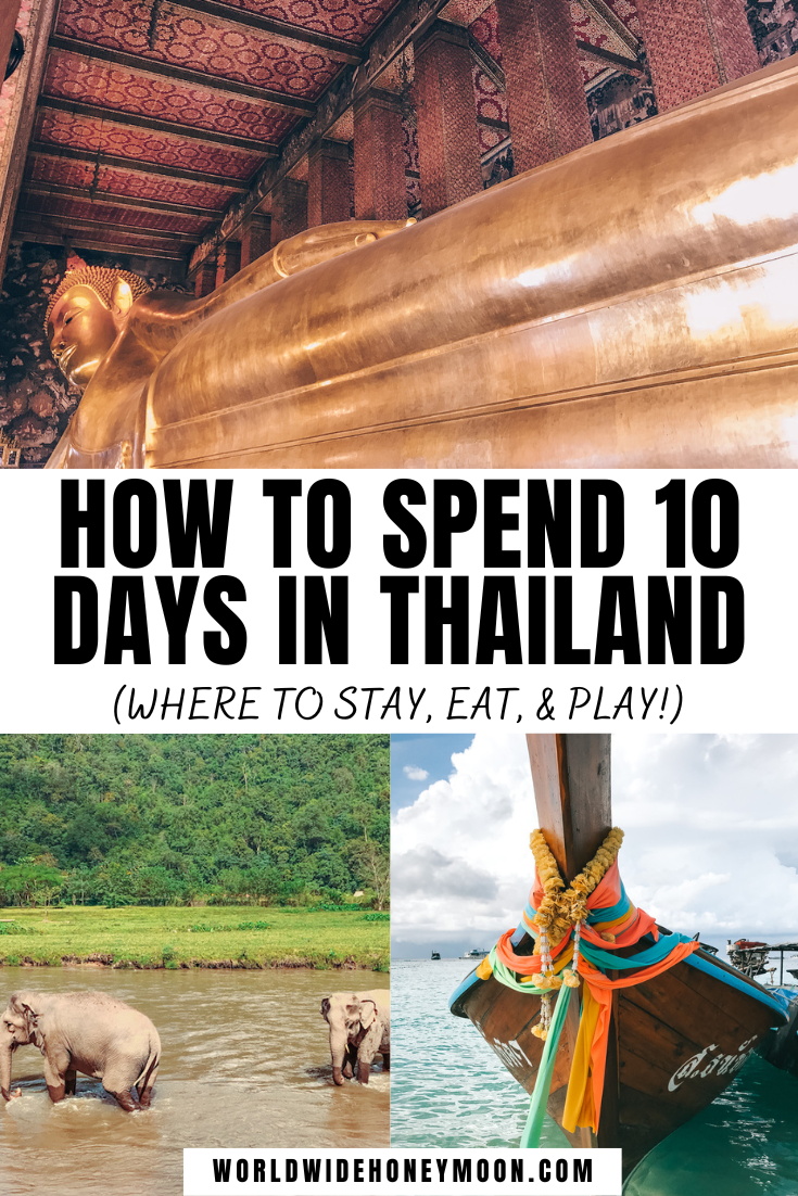 This is the best 10 Day Thailand Itinerary | Thailand in 10 Days | Thailand Trip | Thailand 10 Day Itinerary | Things to do in Thailand | Places to Visit in Thailand | Best Thailand Islands | Best Beaches in Thailand | 10 Days in Thailand Itinerary | 10 Days in Thailand Packing List | Thailand Travel Tips | Thailand Travel Destinations | Thailand Honeymoon Itinerary | Asia Destinations | Honeymoon in Thailand