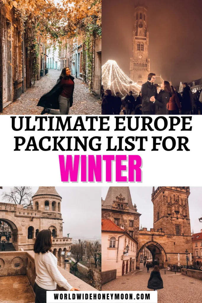 This is the ultimate Europe winter packing list | Europe Winter Outfits | Europe Winter Fashion | Europe Winter Travel | Europe Winter Outfits Cold Weather | Christmas Market Packing List | Winter in Europe Packing | Winter in Europe Outfits Cold Weather | Packing List for Europe Winter | Packing List for Winter Vacation | Packing List for Winter in Europe | Boots for Europe in Winter | Best Walking Boots for Europe | Christmas Market Outfit Winter | What to Wear to a Christmas Market