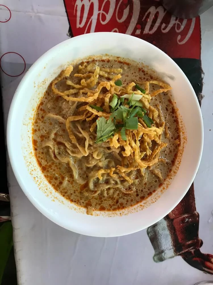 Khao soi in Chiang Mai