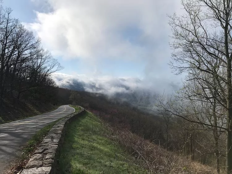 Skyline Drive in Shenandoah National Park