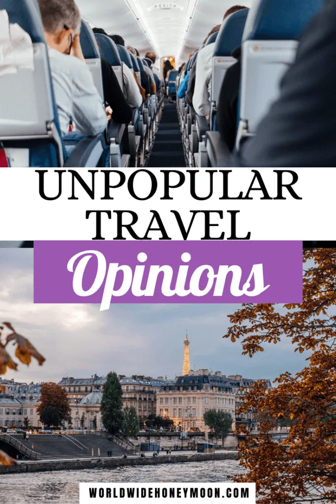 These are the top unpopular travel opinions | Travel Questions Fun | Travel Questions For Couples | Travel Questions to Ask | Overrated Travel Destinations | Airplane Etiquette Tips | Travel Tips | Travel Debates | Travel Podcast