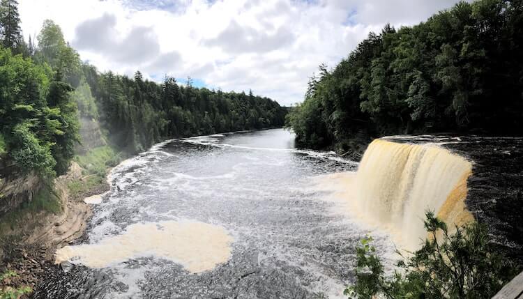 Tahquamenon Falls in the Upper Peninsula