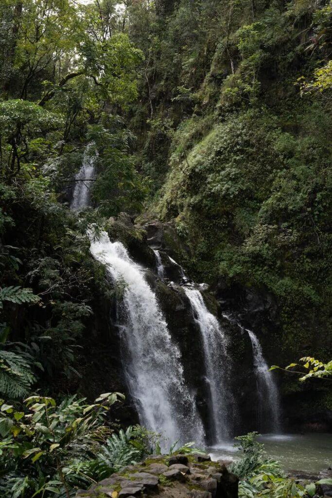 waterfall in Maui