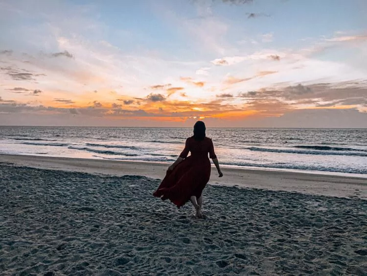 Exploring the sunrise on Tybee Island