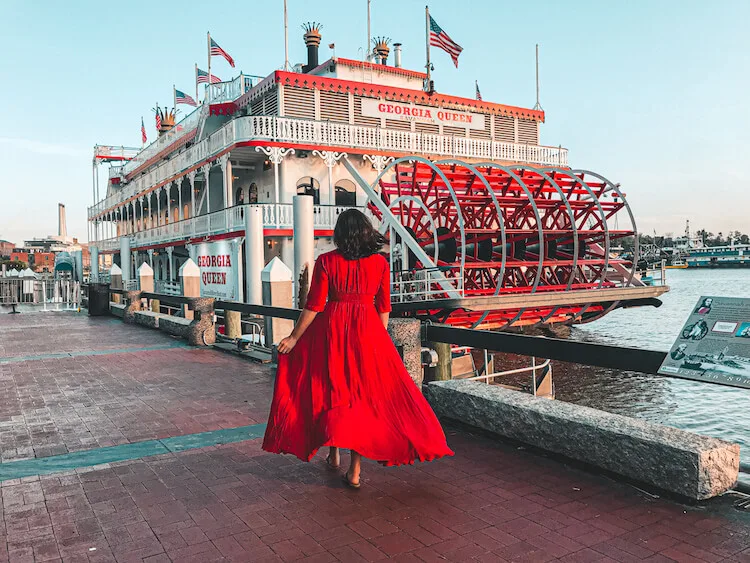 Georgia Queen on the Savannah River