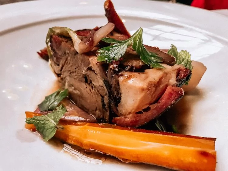 Lamb and root veggies - Weekend in Savannah