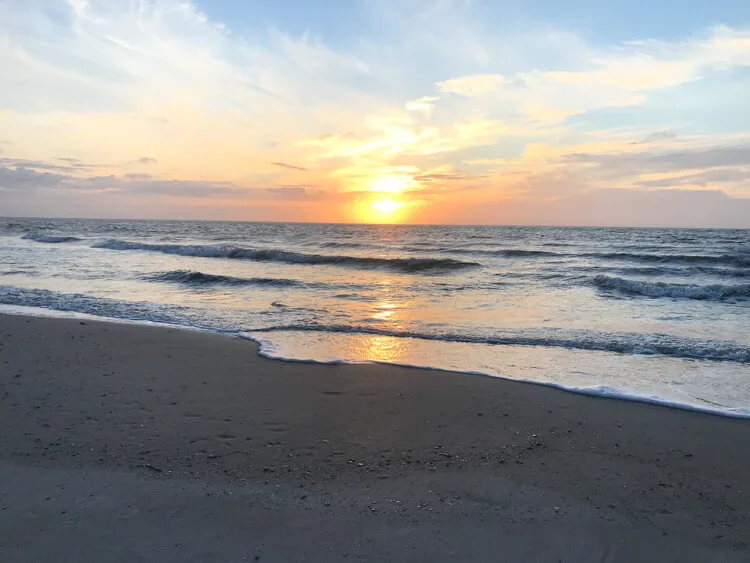 Sunrise at Tybee Island