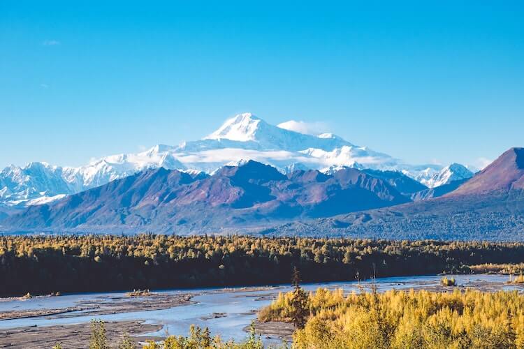 Denali National Park on a clear day