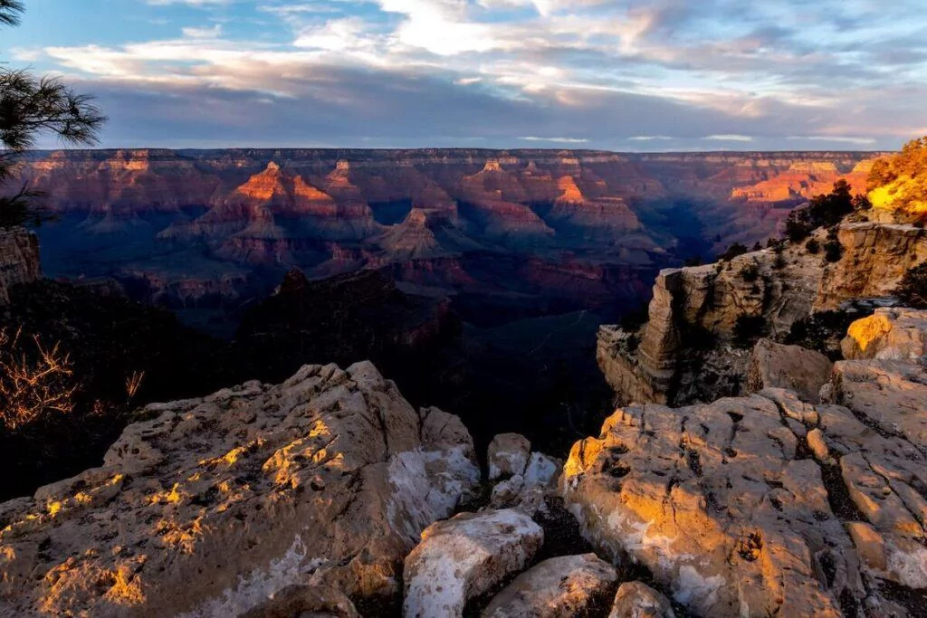 Dusk in the Grand Canyon - National Park Honeymoon