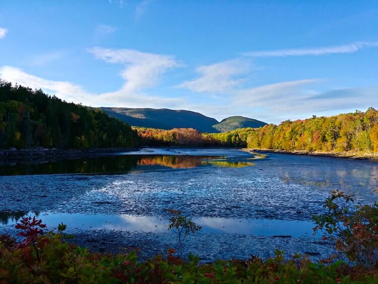 Lake inside of Acadia National Park