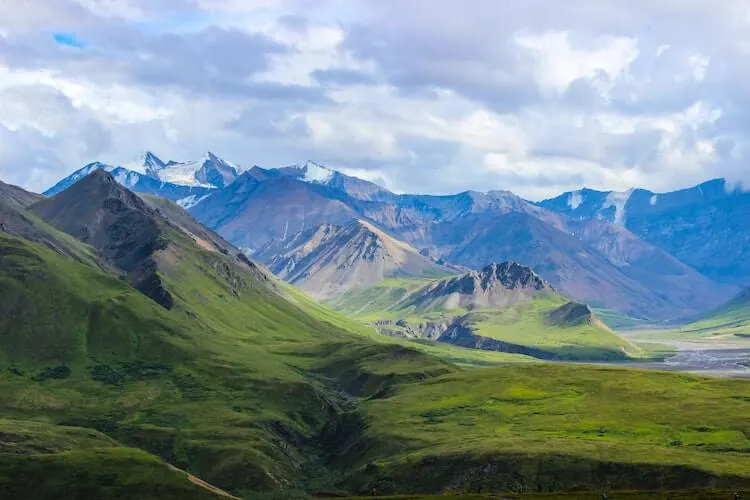 Mountains in Denali National Park