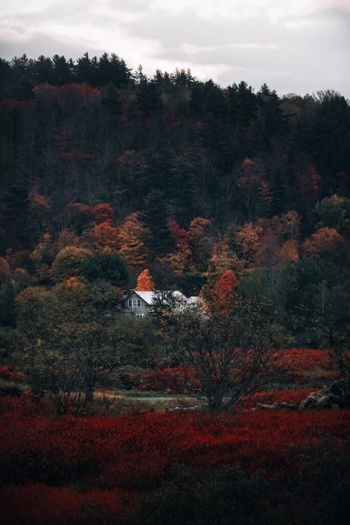 Stowe Vermont in the fall