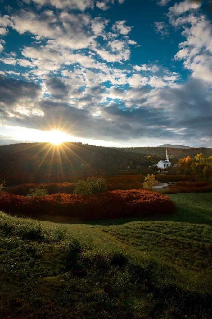 Sunrise over Stowe