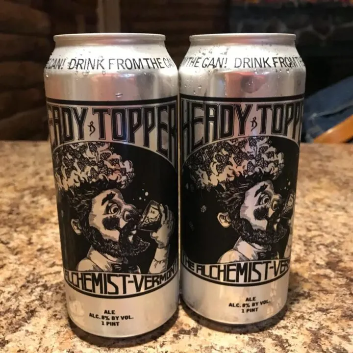 Beer Guide to Vermont | Two heady topper cans on a counter | Vermont Beer