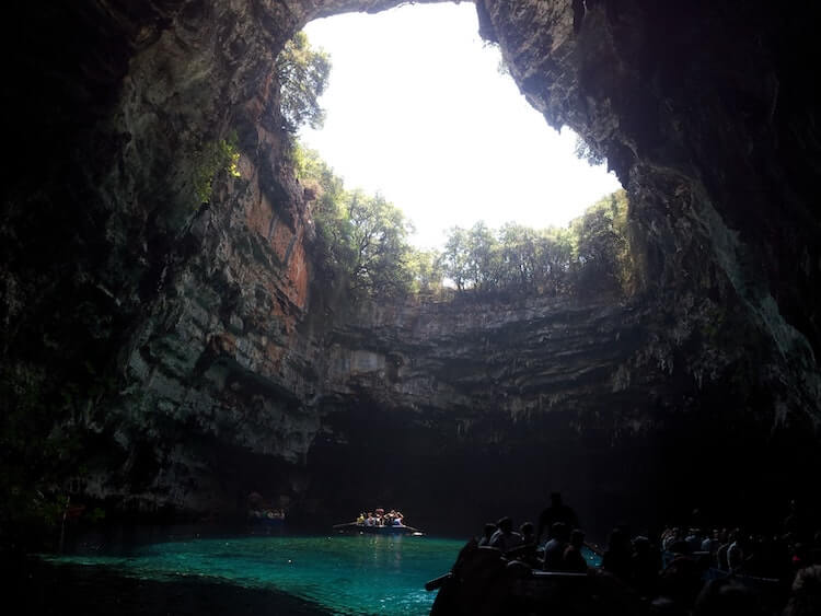 Cave in Kefalonia - Greece Is a Lovely October Honeymoon Destination