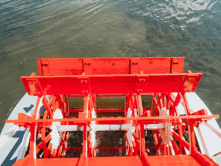 Red Paddlewheel of Chautauqua Belle