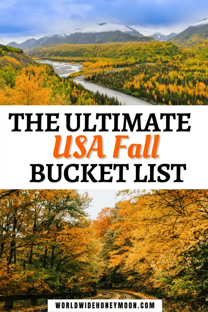 USA Fall Bucket List