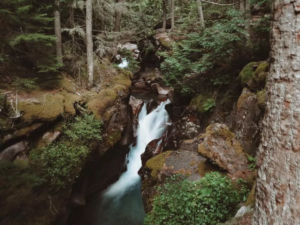 Avalanche Gorge waterfall