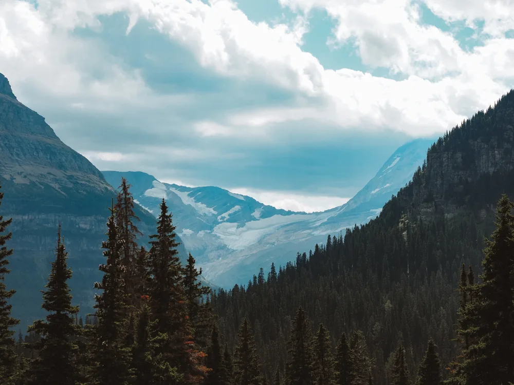 Jackson Glacier along Going to the Sun Road