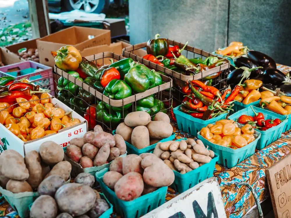 Ithaca Farmers Market veggies