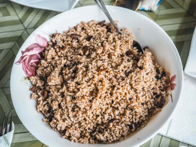 Rice and beans - What to eat during your Belize itinerary