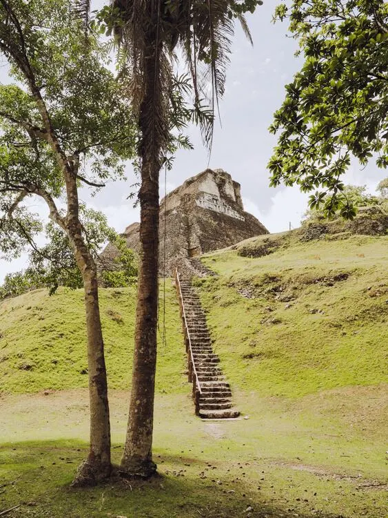 Stairs and Xunantunich