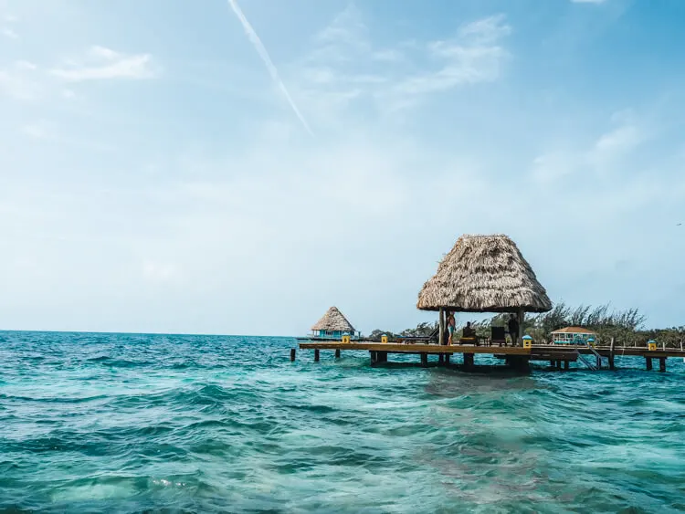 Thatch Caye near the Great Barrier Reef