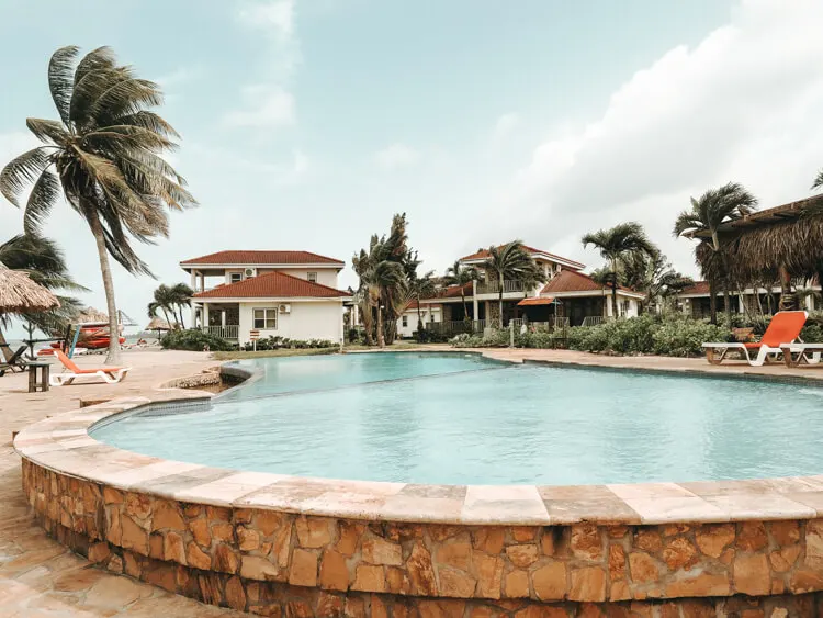 Views of the pool at Hopkins Bay Resort