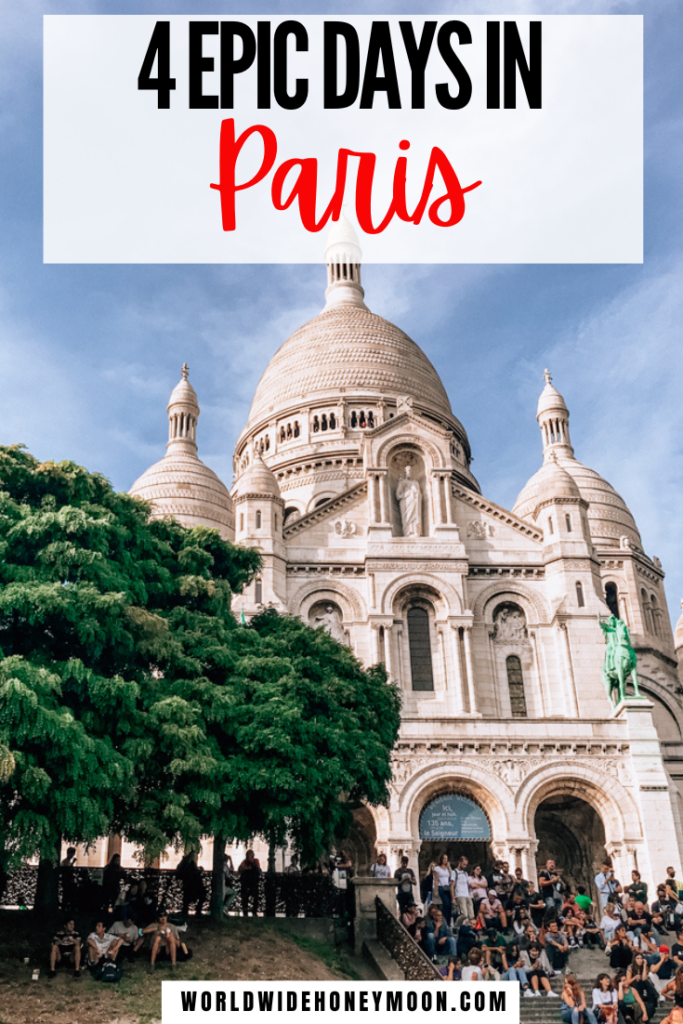 This is the ultimate 4 Days in Paris Itinerary | 4 Days in Paris Packing | Things to do in Paris | Paris Travel | Paris Honeymoon Ideas | Paris Hotels | Paris Itinerary 4 Days | Paris Itinerary First Time | Paris Itinerary Map | Paris For Couples | Romantic Things to do in Paris | Paris for First Timer’s | Europe Destinations | Paris 4 Days | Paris Itinerary 3 Days | Trip to Paris | France Travel | Paris in 4 Days