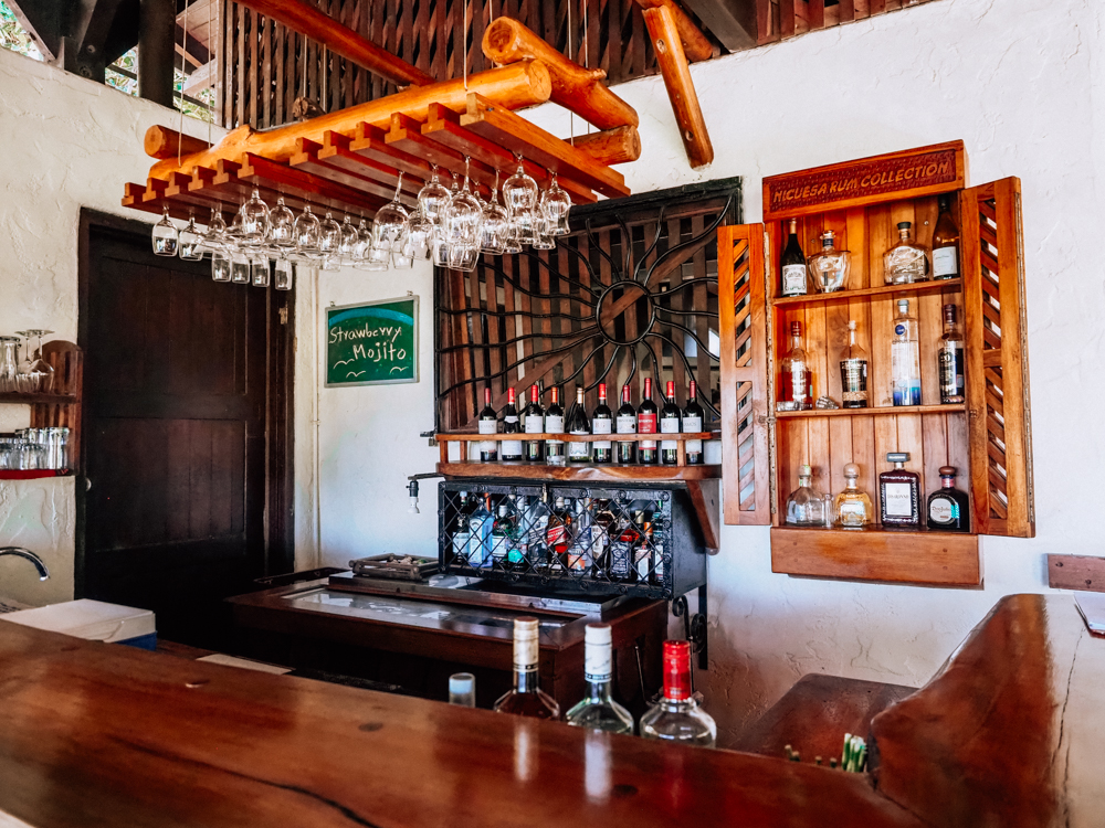 Bar at Playa Nicuesa Rainforest Lodge