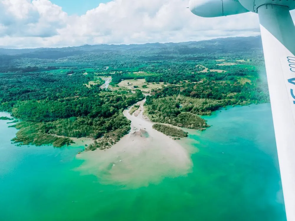 Flying into Puerto Jimenez Costa Rica