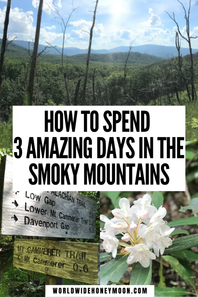 3 day Smoky Mountain itinerary | Great Smoky Mountains Tennessee | Great Smoky Mountains Vacation | Great Smoky Mountains Hiking | Great Smoky Mountains Tennessee Things to do | 3 Days in the Smoky Mountains | Gatlinburg Tennessee Things to do | Gatlinburg Tennessee Cabins | Pigeon Forge Tennessee Things to do in | Tennessee Guide | Great Smoky Mountains National Park Hiking | National Parks | North America Travel | Weekend in the Smoky Mountains | Great Smoky Mountains Weekend