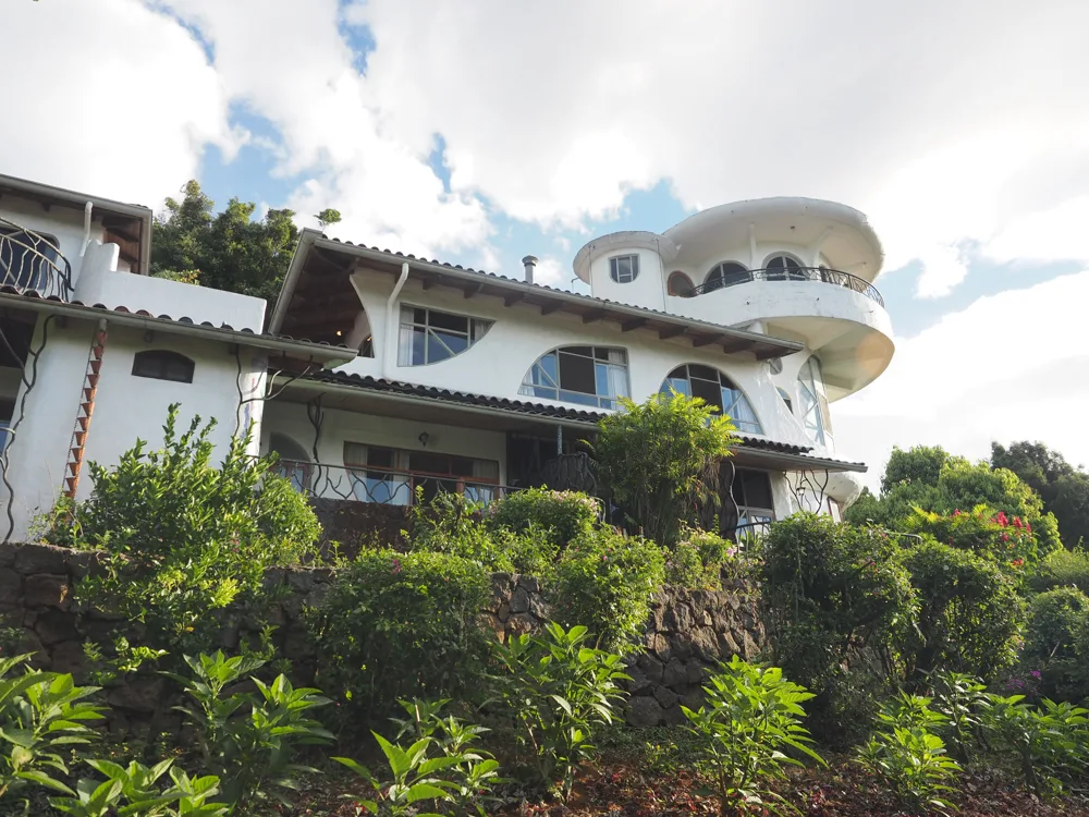 Main hotel part of the Finca Rosa Blanca Coffee Farm