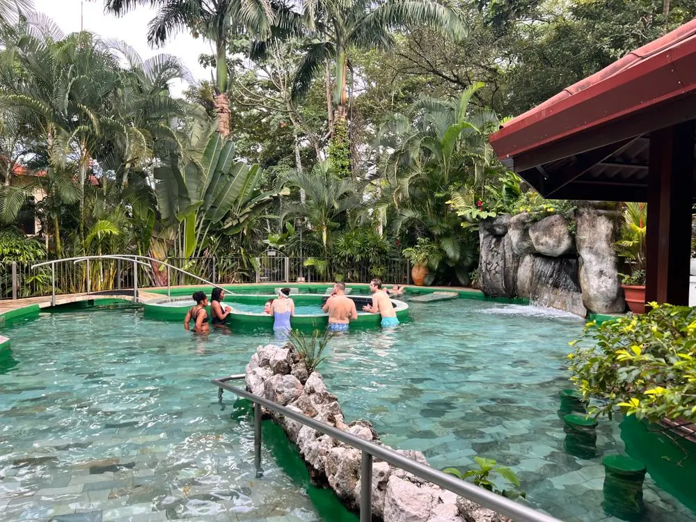 Main pool at Paradise Hot Springs in La Fortuna