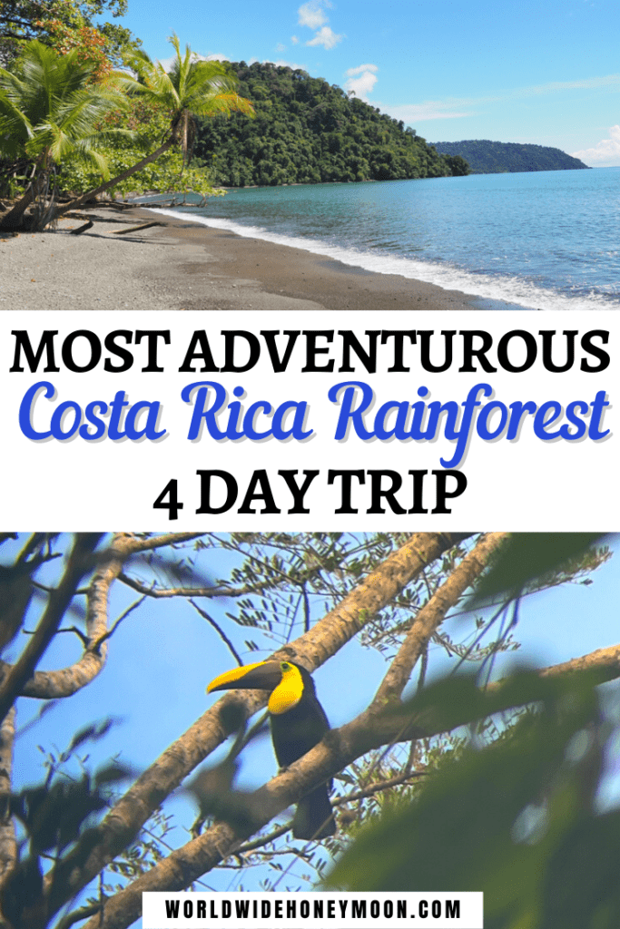 Most Adventurous Costa Rica Rainforest 4 Day Trip