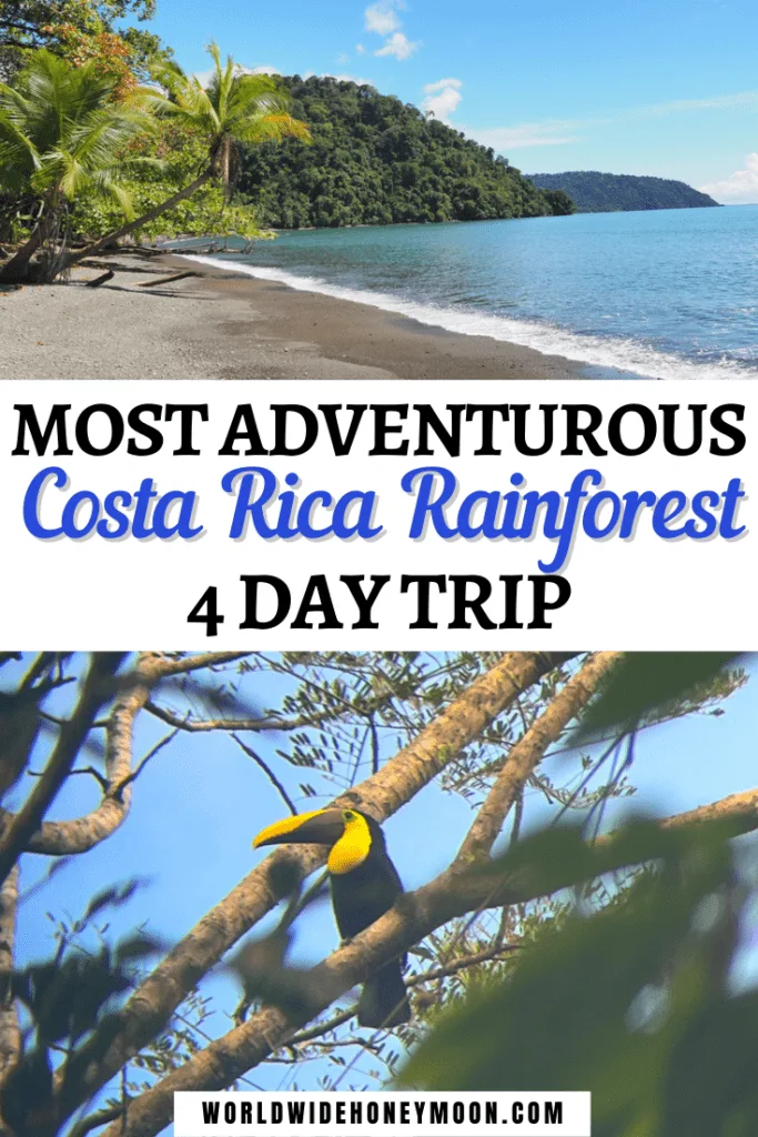 Most Adventurous Costa Rica Rainforest 4 Day Trip