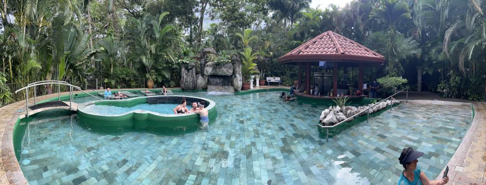 Panoramic view of Paradise Hot Springs