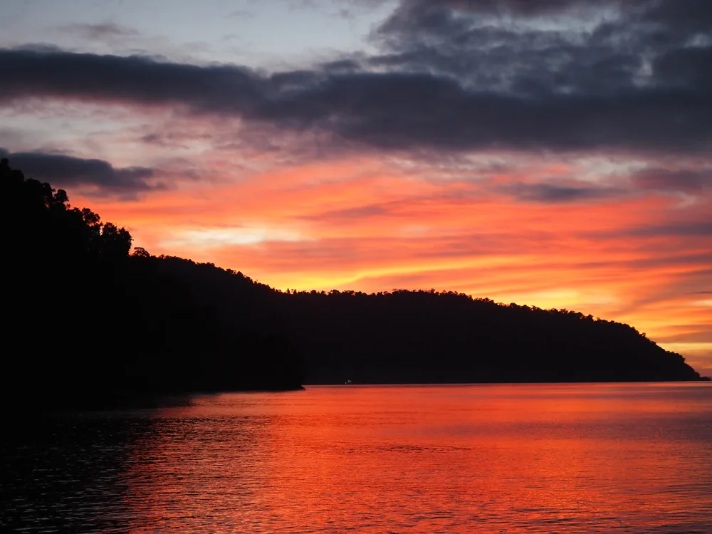 Sunrise over the Golfo Dulce