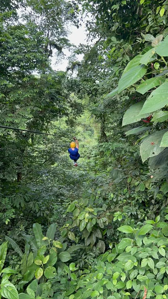 Ziplining in La Fortuna