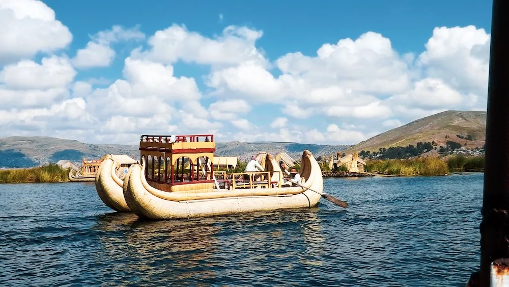 Honeymoon in Peru | Boat on Lake Titicaca