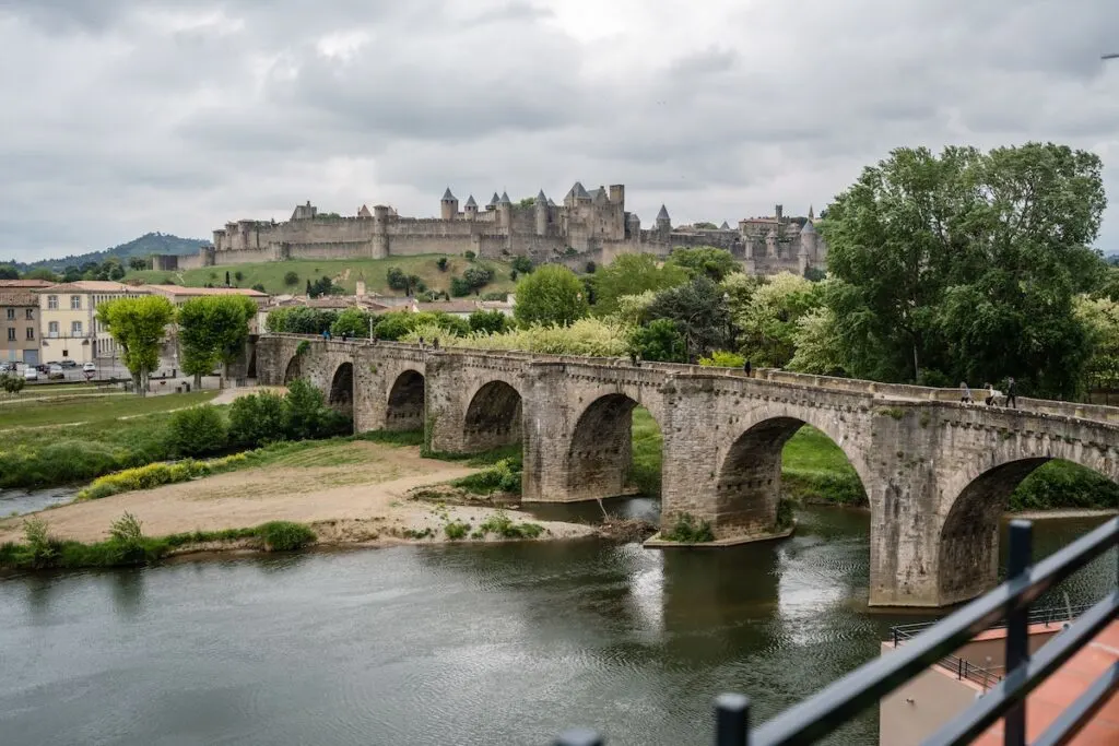 Medieval architecture near Carcassonne