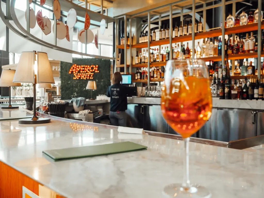 Aperol Spritz at Eataly