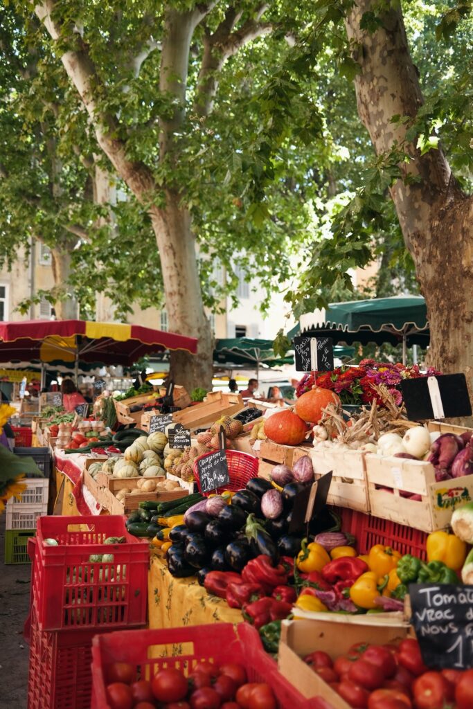 Farmers Market in Provence
