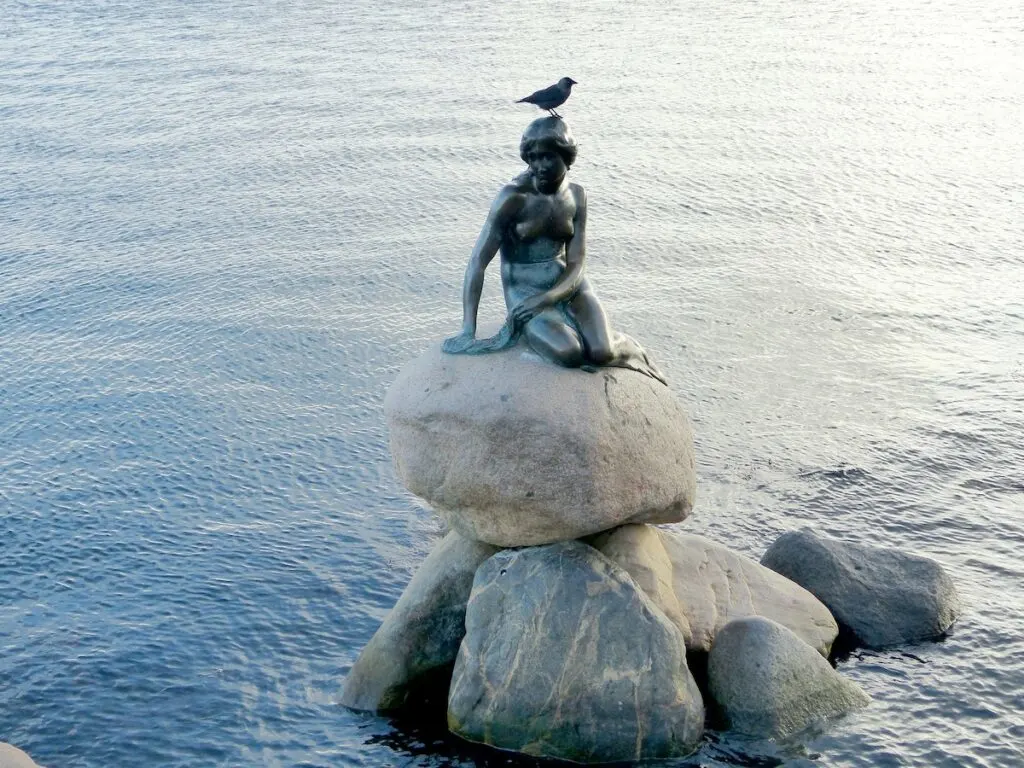 Little Mermaid Statue in Copenhagen